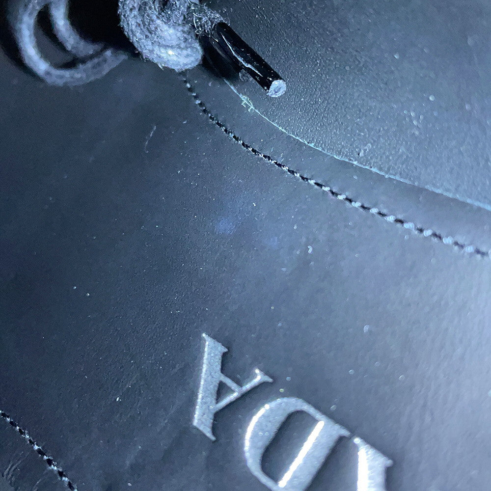 PRADA Dress shoes Black1E877M BrushedLeather Size 37
