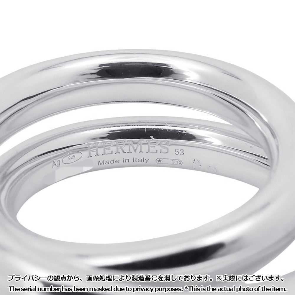 HERMES Caba Cityslide clutchertige Ring Size 53/#13 SV925
