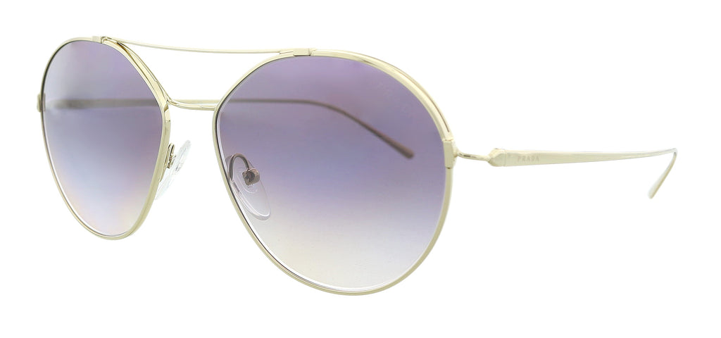 Prada Gold Round 0PR 56US ZVNNJ0 Sunglasses