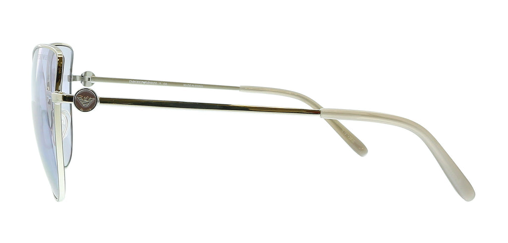Emporio Armani Silver Cateye 0EA2115 30151A Sunglasses