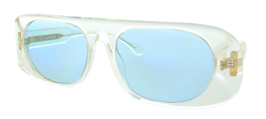 Burberry Transparent Yellow Rectangle 0BE4322 387980 Sunglasses