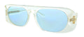 Burberry Transparent Yellow Rectangle 0BE4322 387980 Sunglasses
