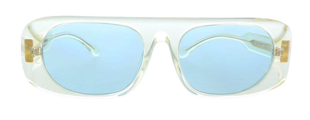 Burberry Transparent Yellow Rectangle 0BE4322 387980 Sunglasses