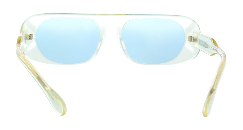Burberry Transparent Yellow Rectangle 0BE4322 387980 Sunglasses