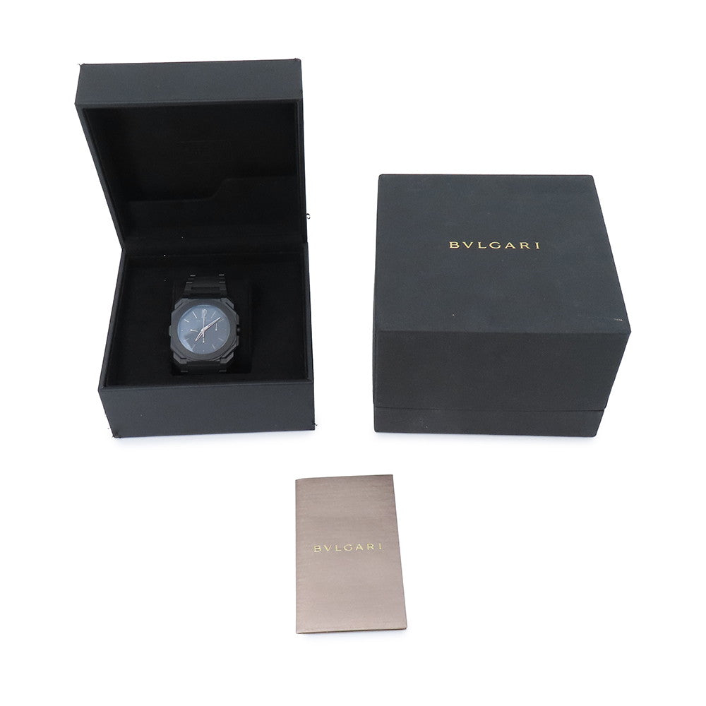 BVLGARI Octo Finissimo Chronograph GMT W43mm Ceramic Black Dial103278/BGO43CXTCHGMT