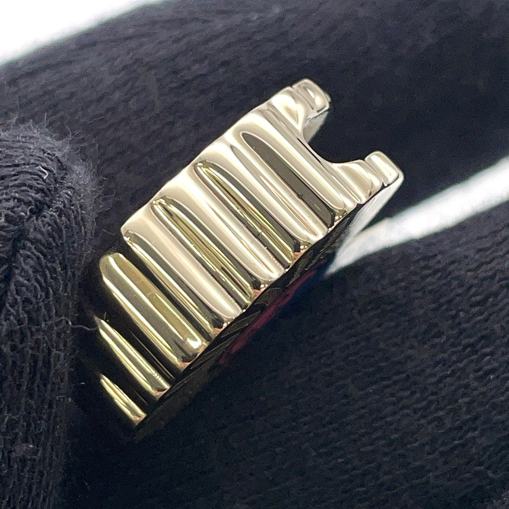 HERMES Twilly Ring epaulet Blue/Pink Metal