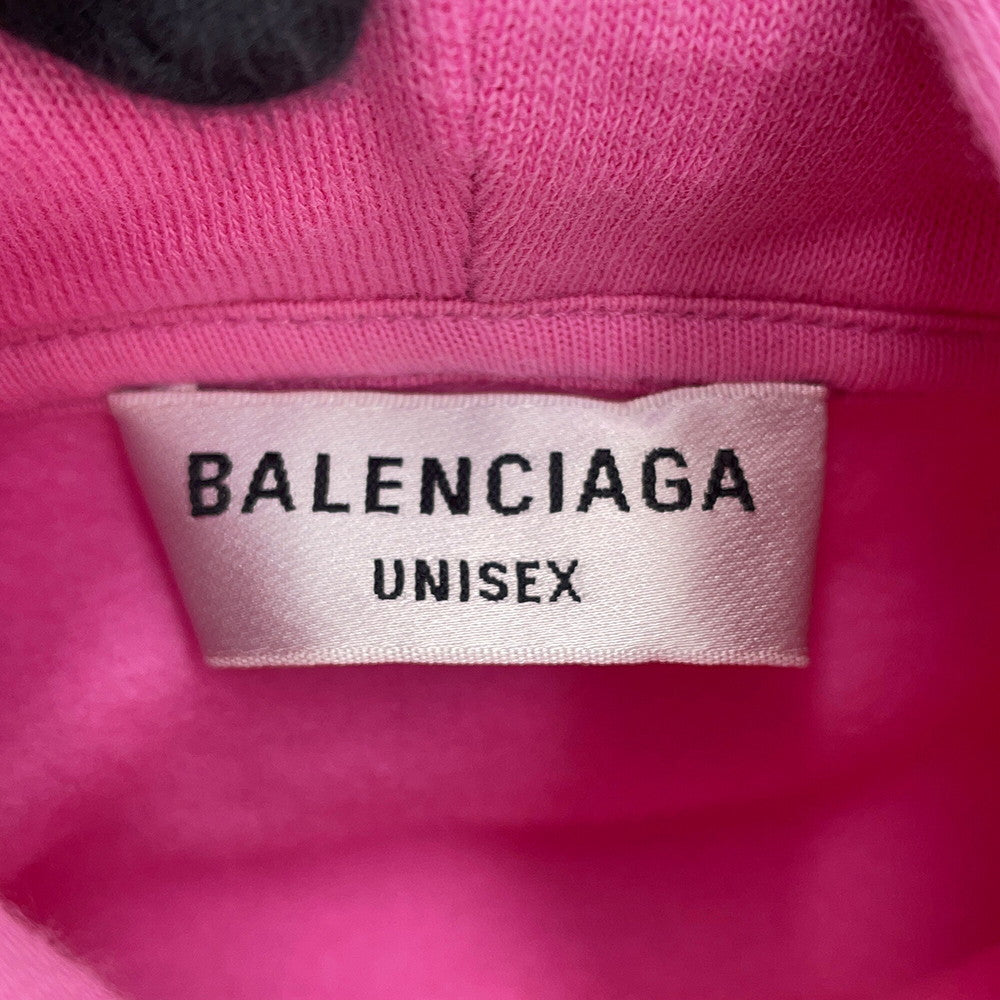 BALENCIAGA WFP logo hoodie Size XS Pink570792 Cotton100%