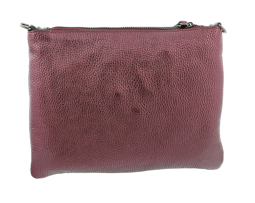 Pierre Cardin Campari Leather Structured Square Shoulder Bag