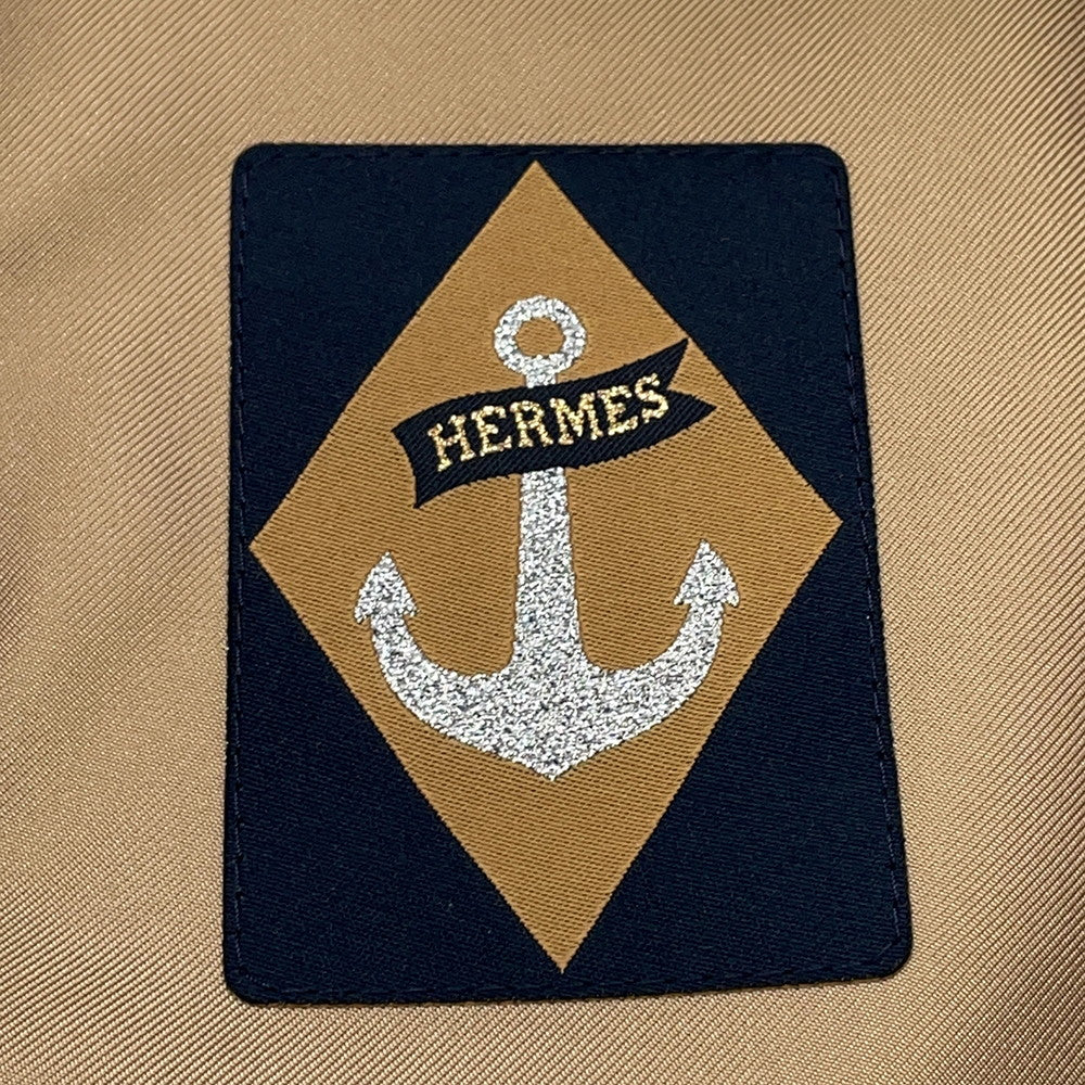 HERMES Vauban Sailor Cap Size 57 CamelH232034N Wool 100%
