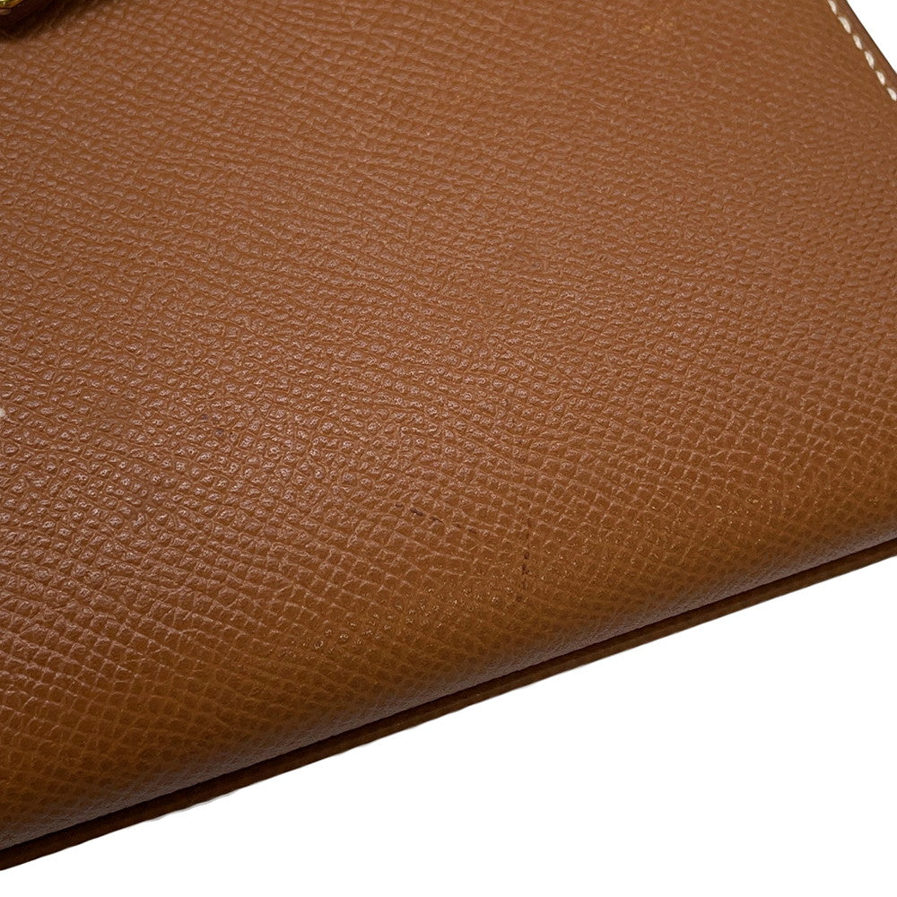 HERMES Mini Kelly Gold Courchevel Size 20