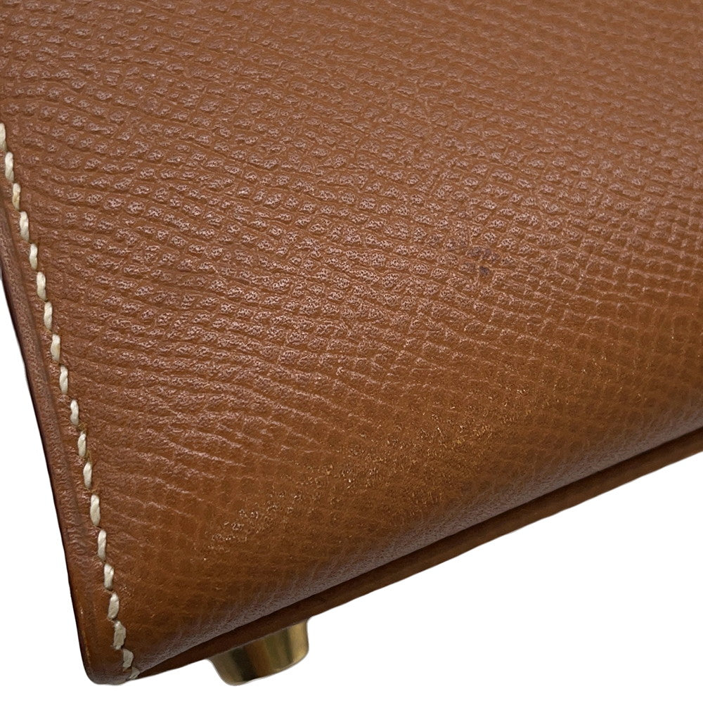 HERMES Mini Kelly Gold Courchevel Size 20