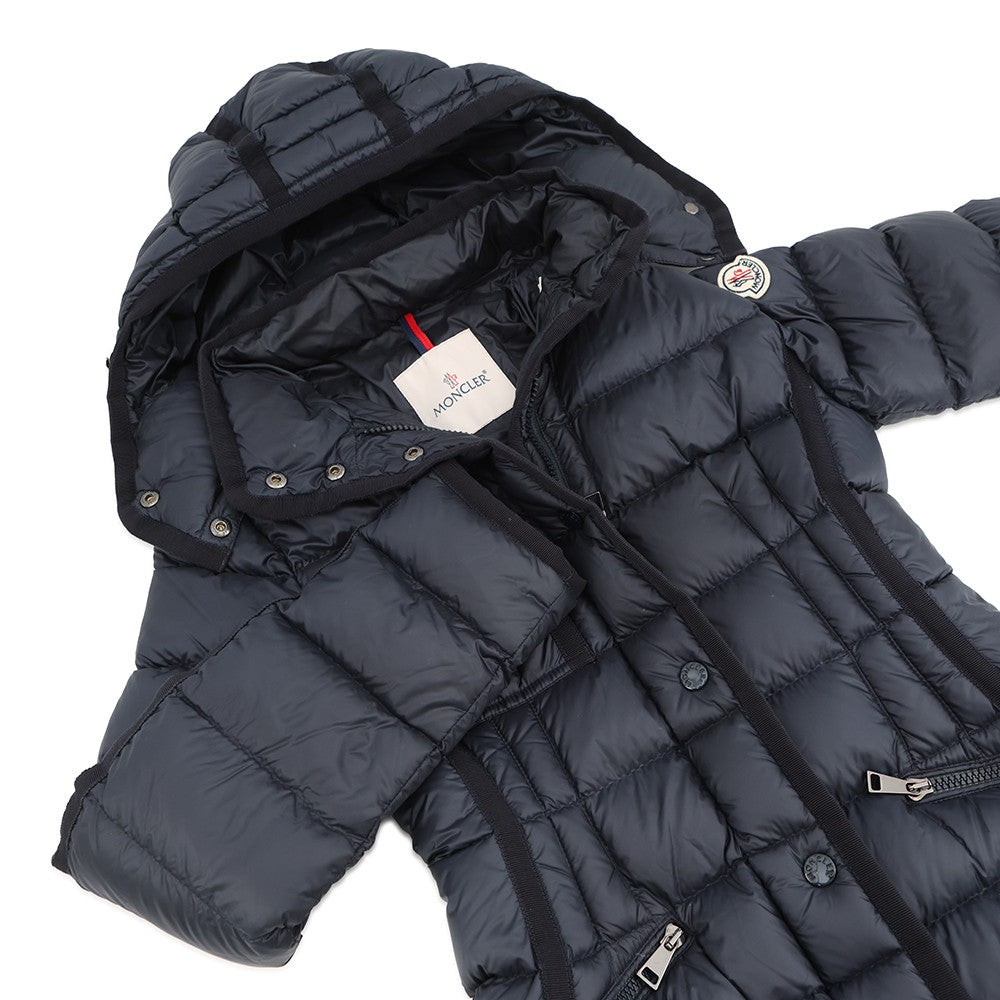 MONCLER HERMINE Hermine Down Coat Size 00 NavyE20934930005 Nylon100%