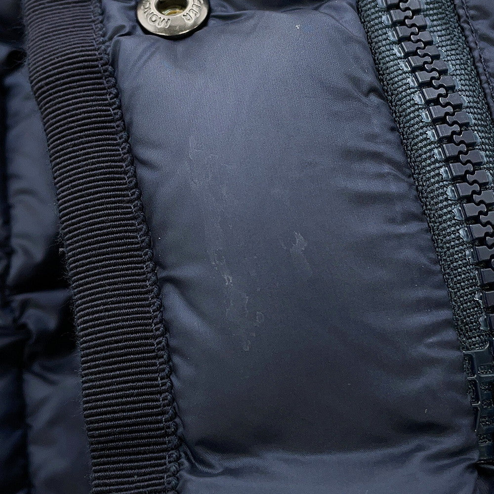 MONCLER HERMINE Hermine Down Coat Size 00 NavyE20934930005 Nylon100%