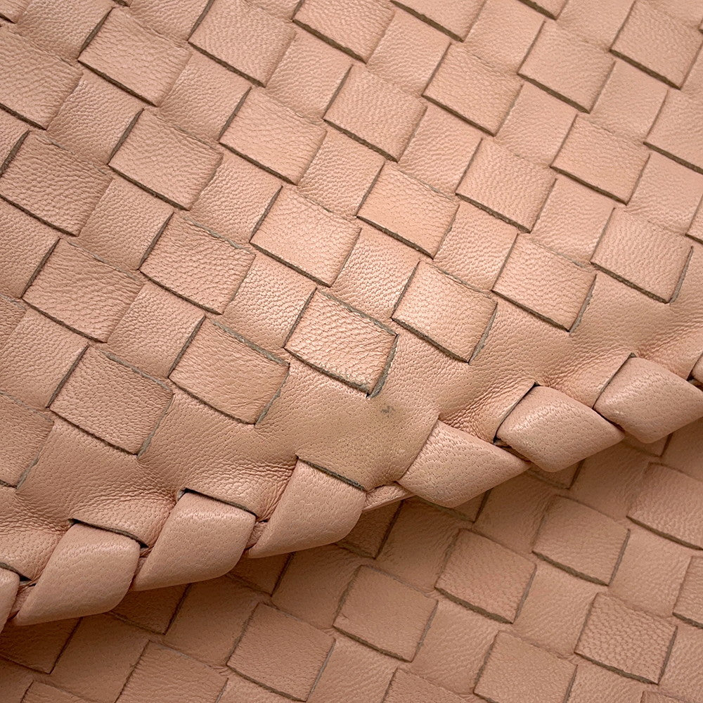 Bottega Veneta INTRECCIATO Handbag Pink Leather