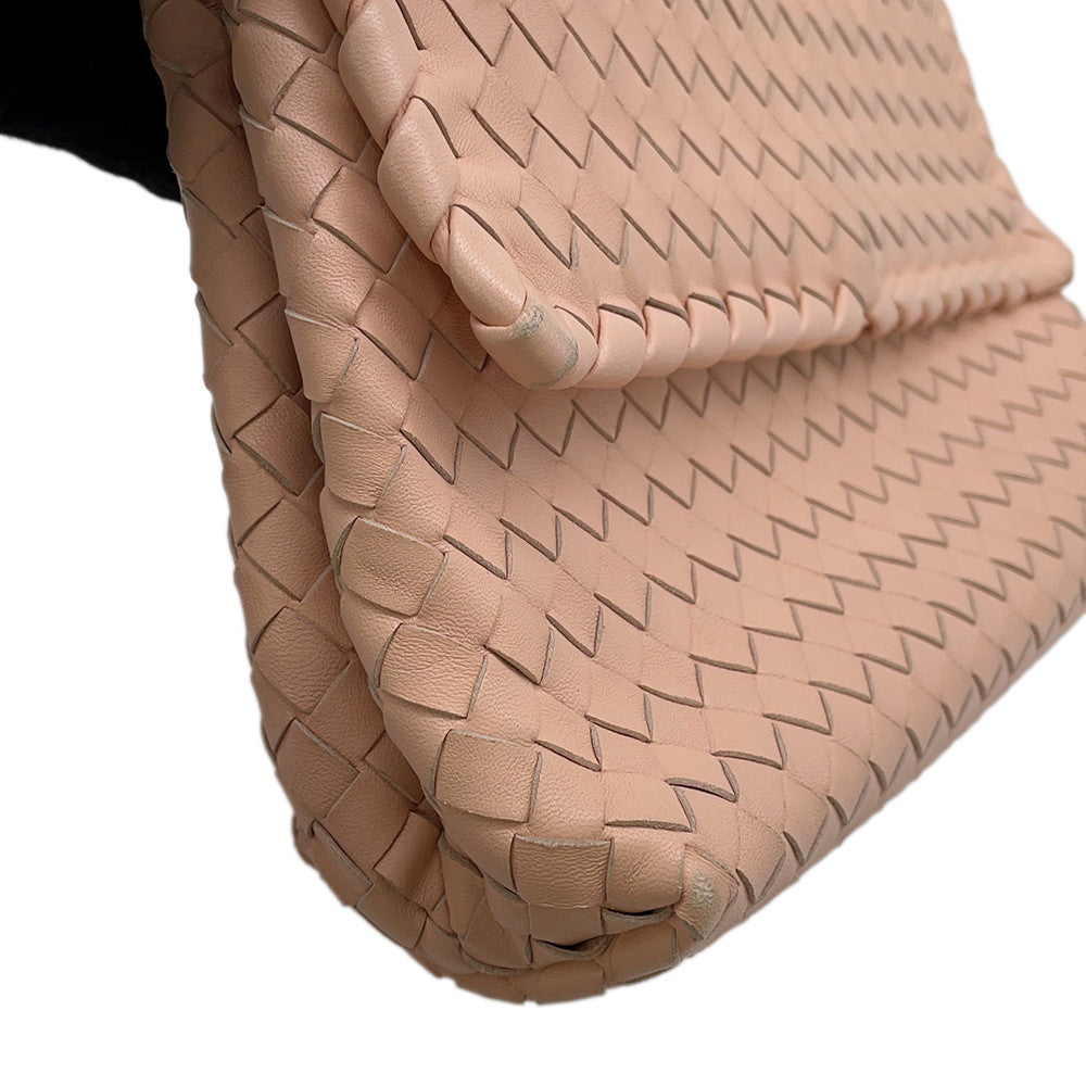 Bottega Veneta INTRECCIATO Handbag Pink Leather