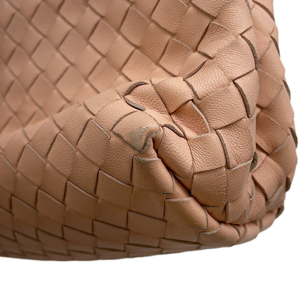 Bottega Veneta INTRECCIATO Handbag Pink Leather