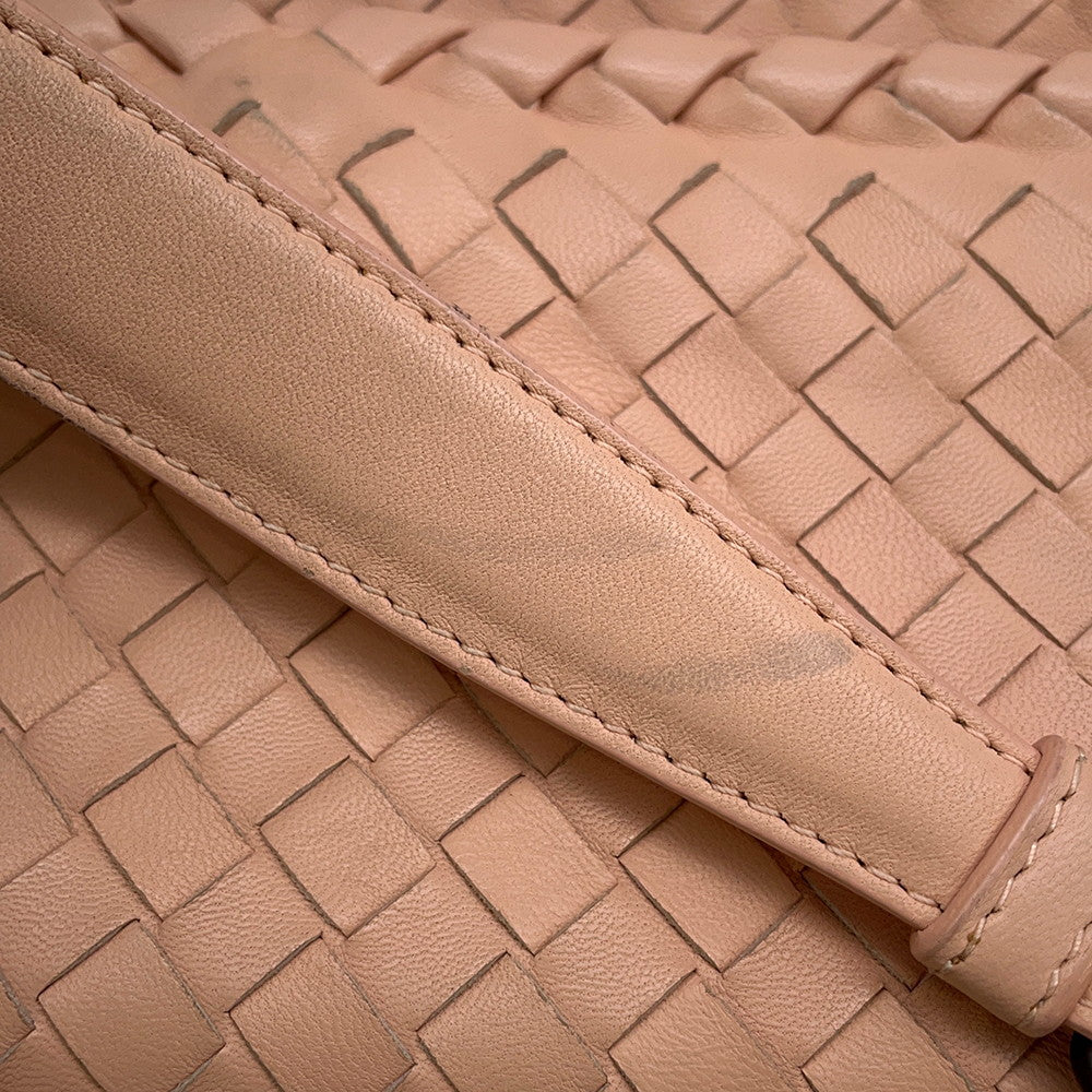Bottega Veneta INTRECCIATO Handbag Pink Leather