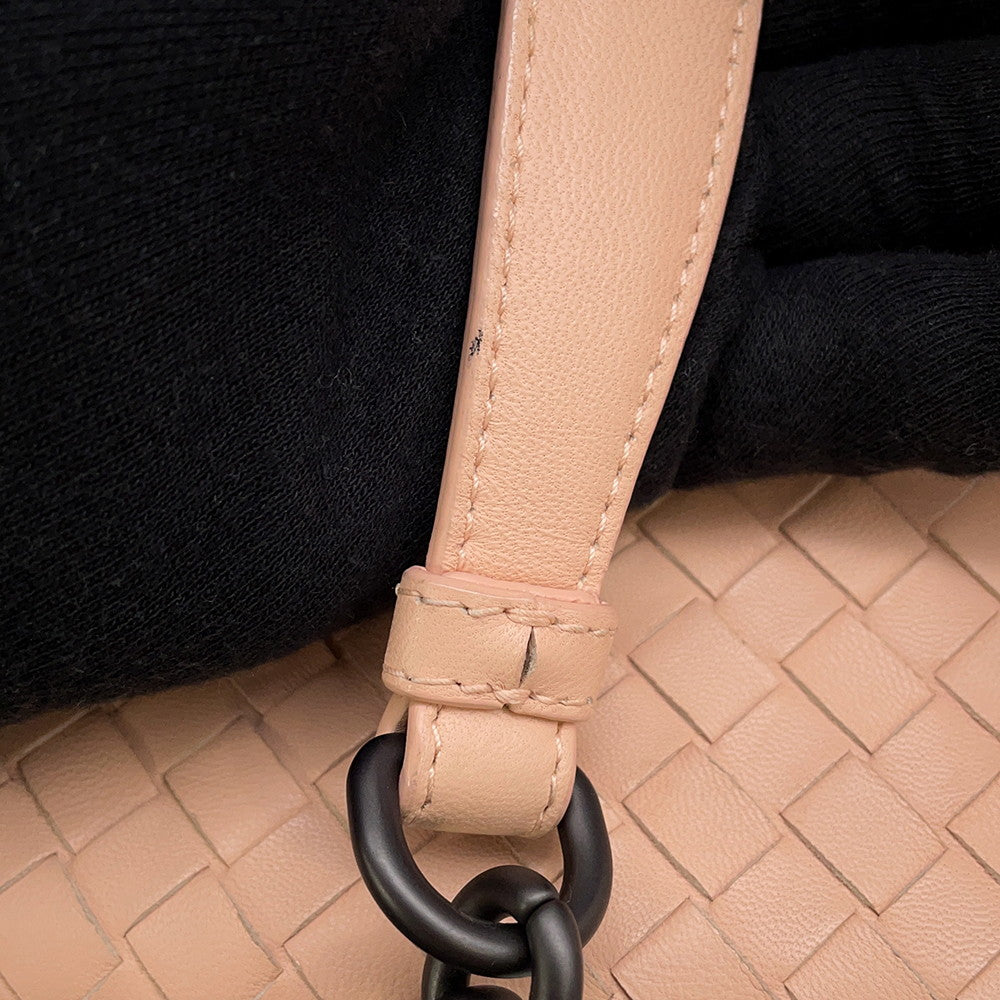 Bottega Veneta INTRECCIATO Handbag Pink Leather