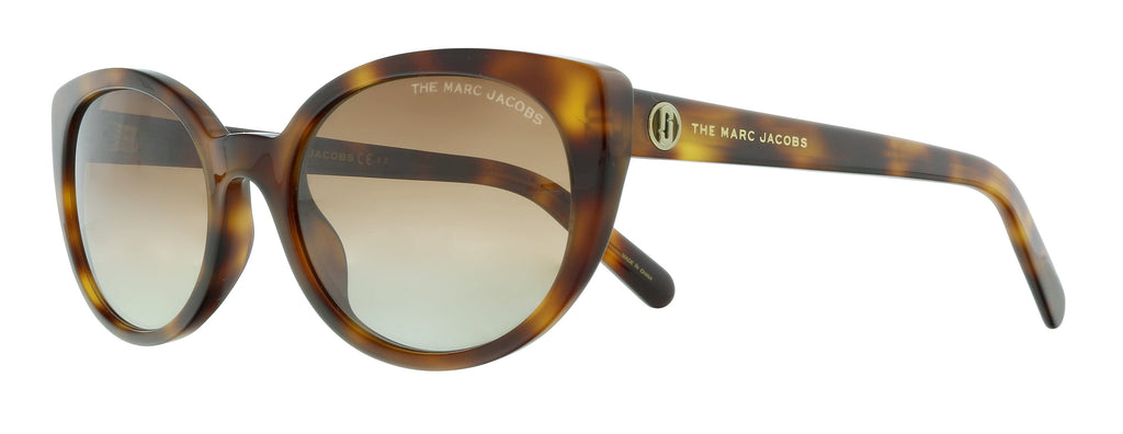 Marc Jacobs Havana Gold Cateye MARC525S Sunglasses