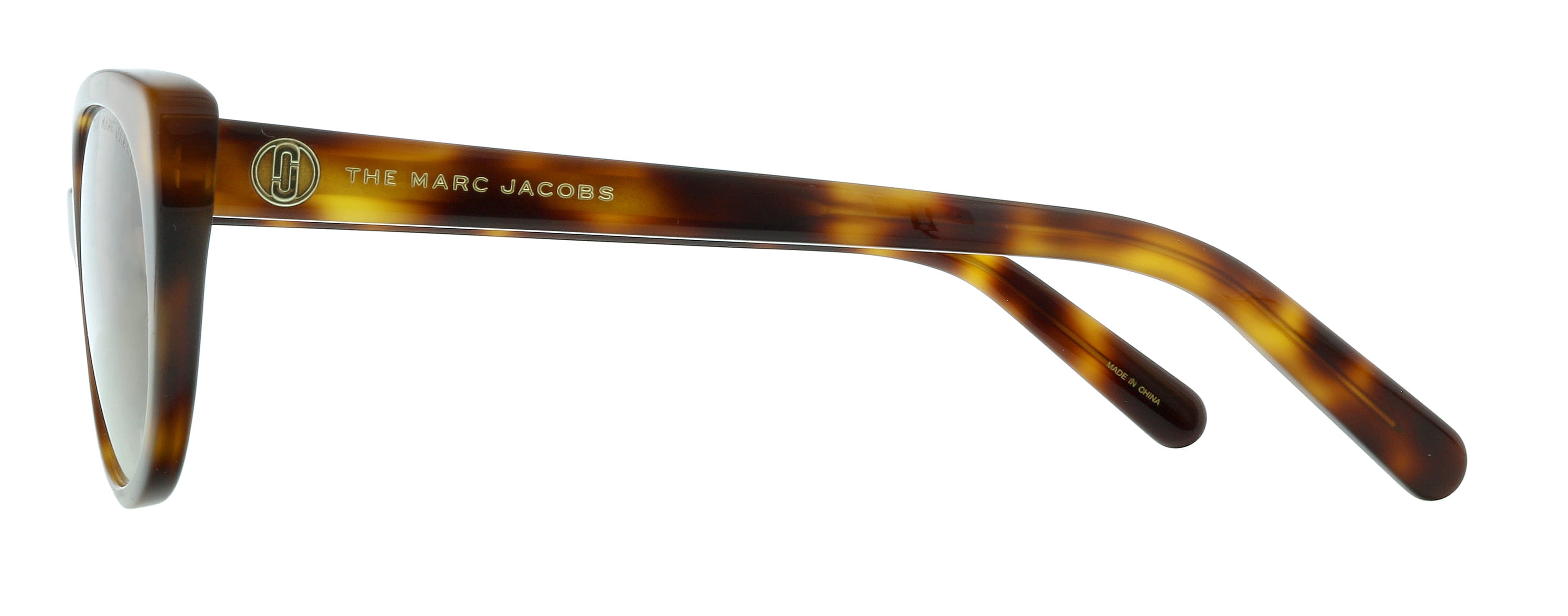 Marc Jacobs Havana Gold Cateye MARC525S Sunglasses