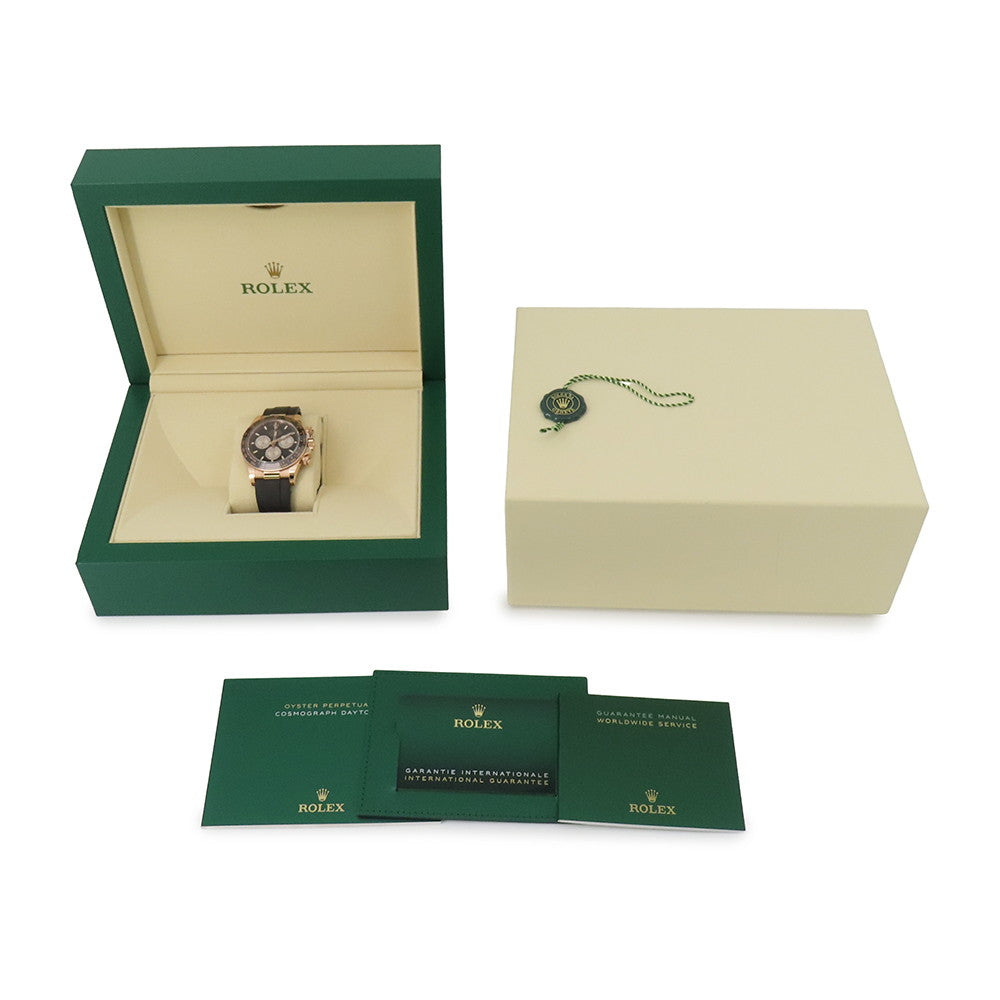 ROLEX Cosmograph Daytona W40mm K18PG Oyster flex Bright Black/Sandust Dial126515LN
