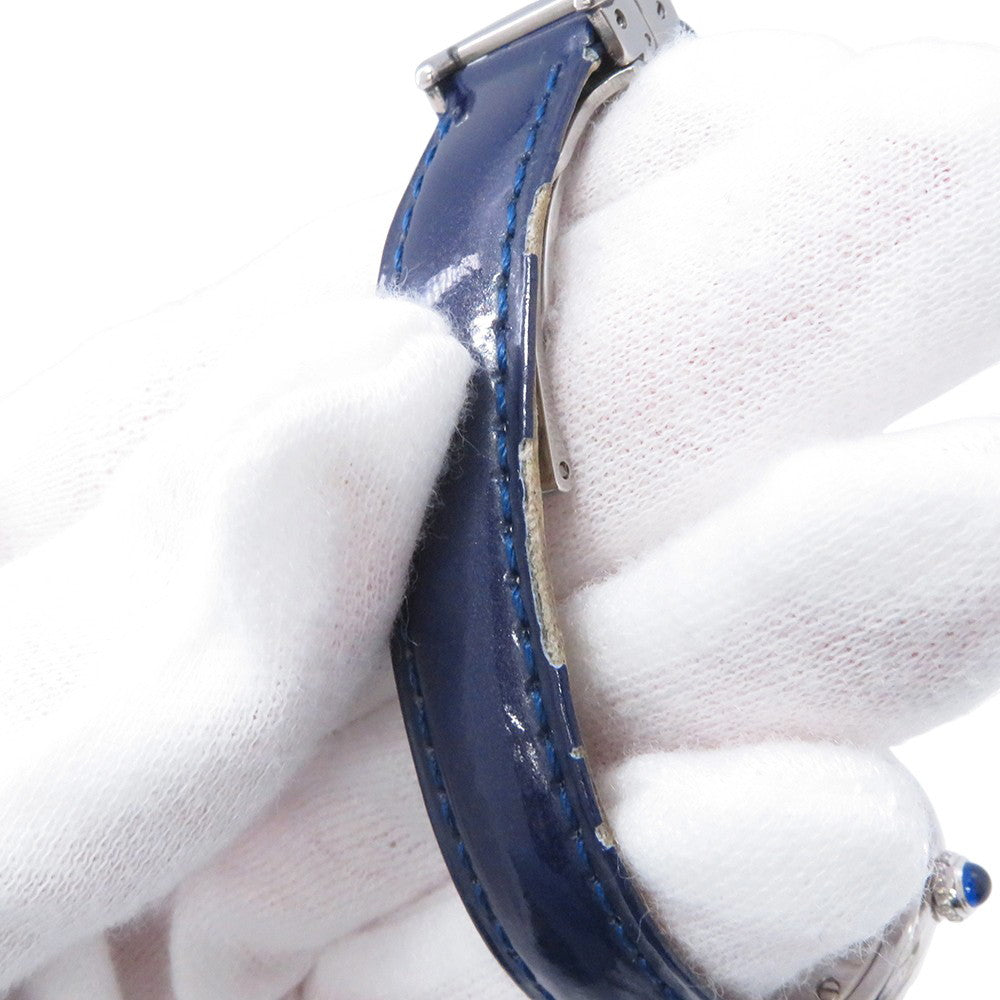 CARTIER Mast Trinity W27mm SV925 Leather Silver DialW1014945