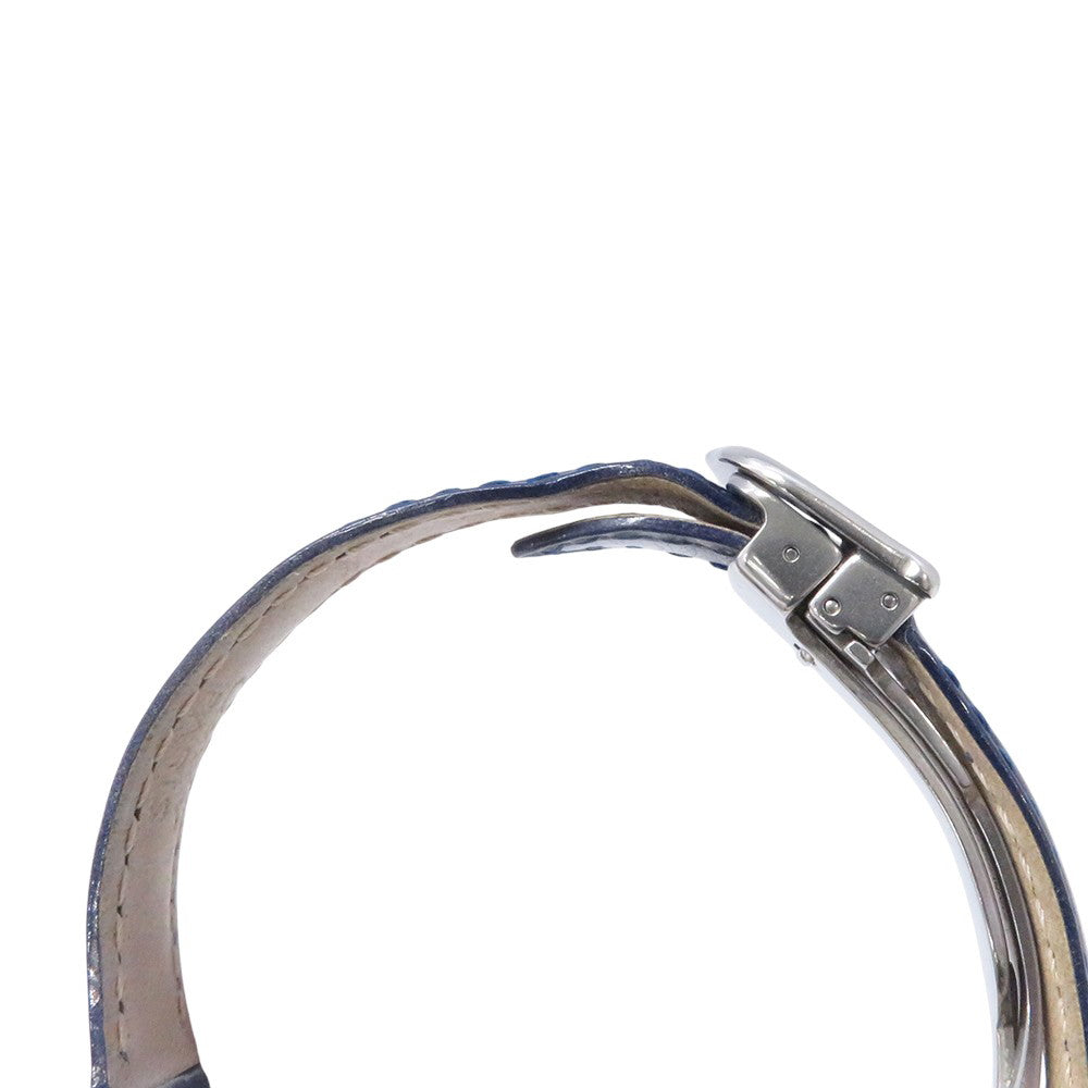 CARTIER Mast Trinity W27mm SV925 Leather Silver DialW1014945