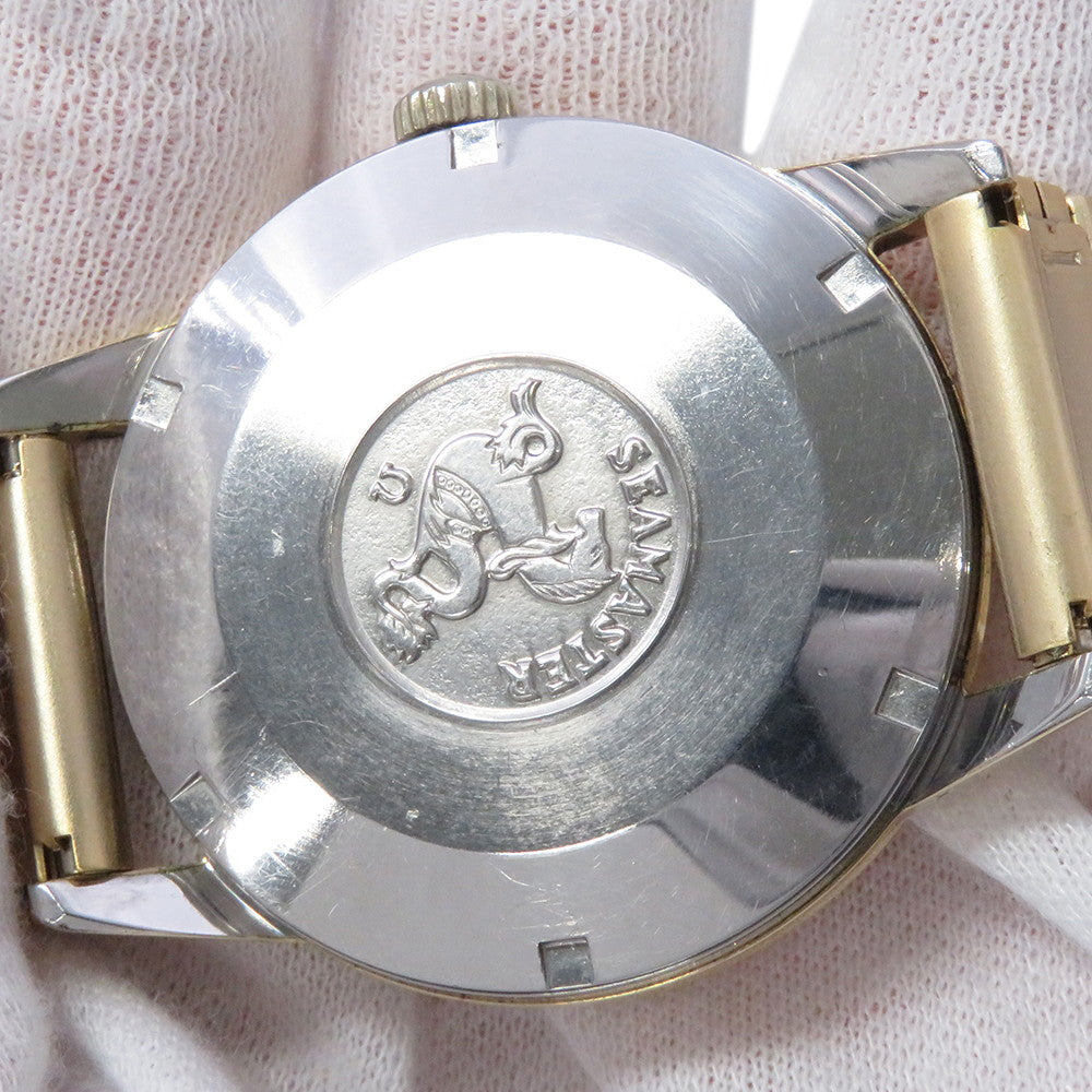 OMEGA Seamaster W35mm Stainless Steel Gold Plated Silver Dial14390