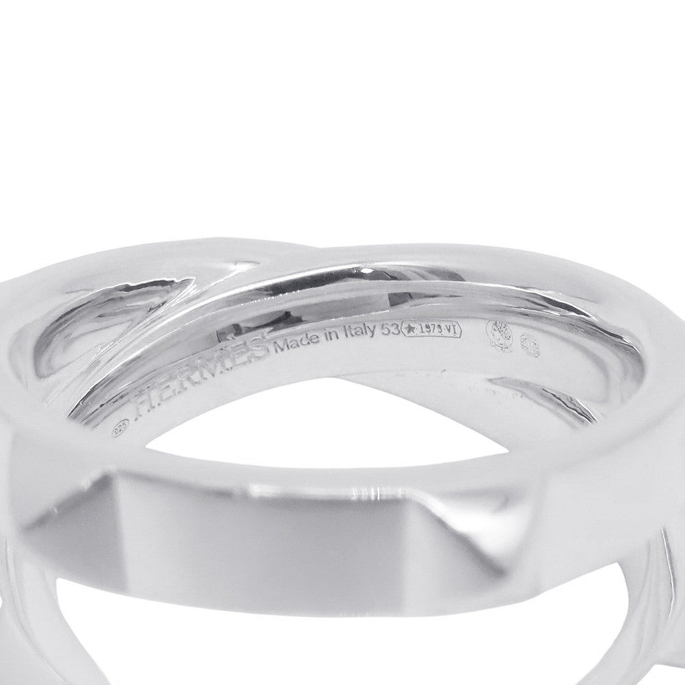 HERMES Crew Do H Ring Size 53/#13H125632B SV925