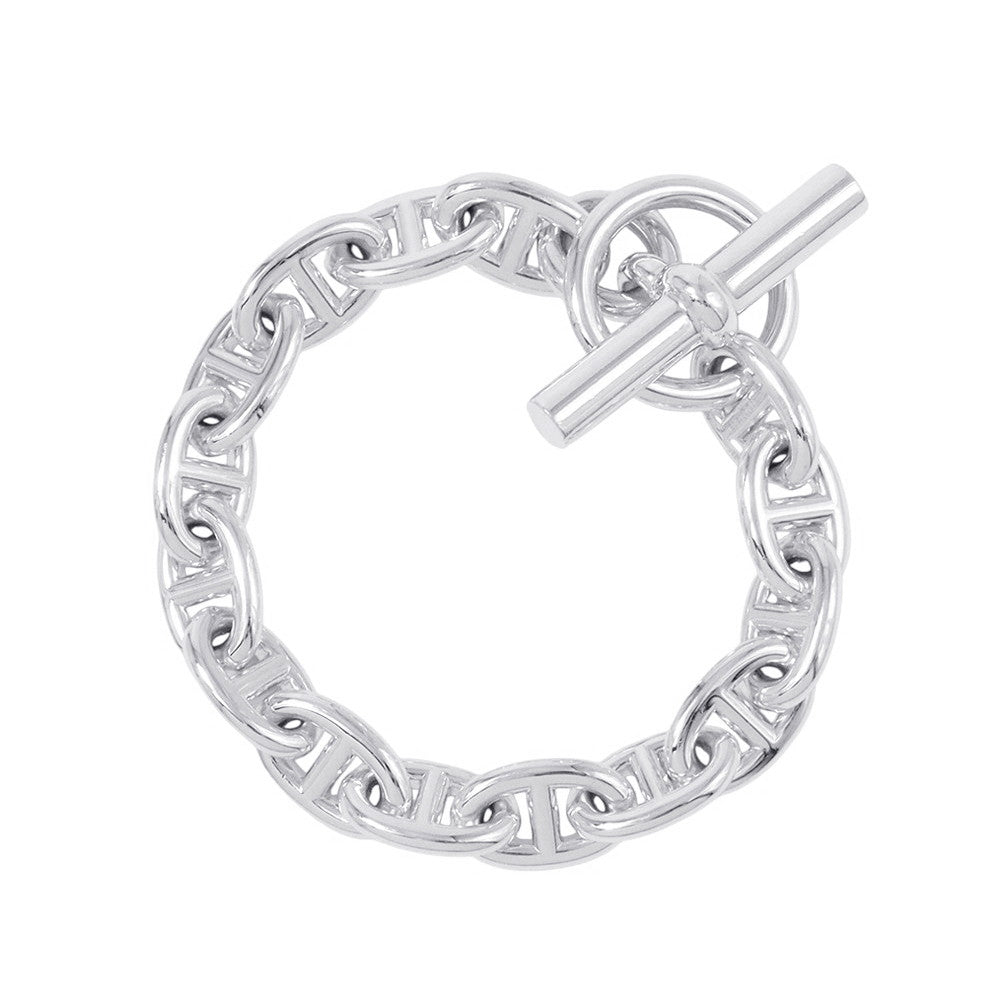 HERMES Chaine d'Ancre Bracelet 15 links Size PM SV925