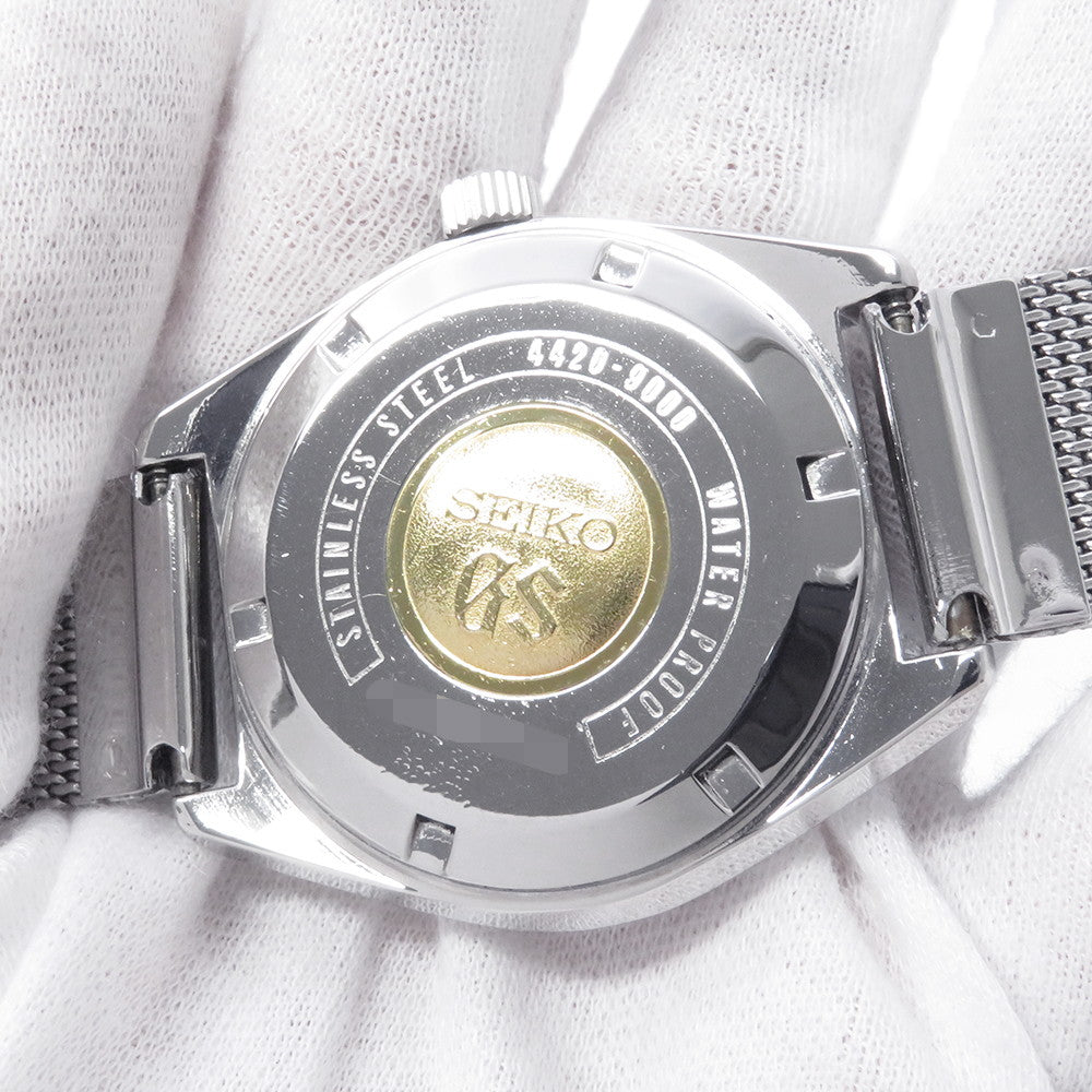 SEIKO Grand Seiko 44GS Dia Shock W38mm Stainless Steel Silver Dial4420-9000
