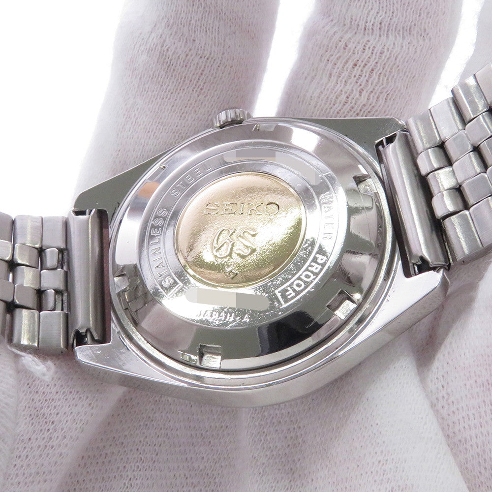 SEIKO Grand Seiko Hi-Beat 36000 61GS Date W37mm Stainless Steel Silver Dial6145-8000