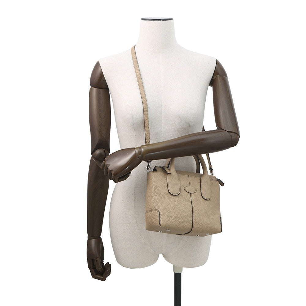 TOD’S Di 2way Shoulder Bag BeigeXBWDBSA0100WSS Leather Size Mini