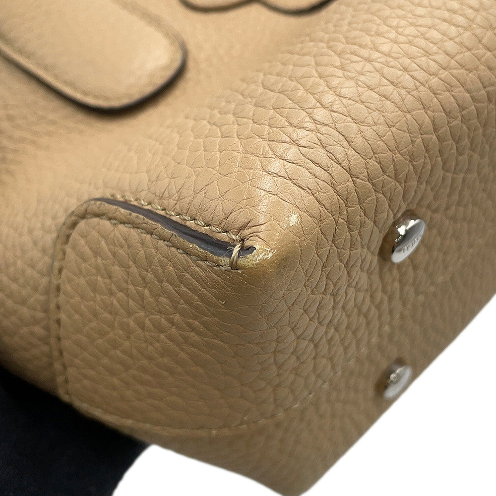 TOD’S Di 2way Shoulder Bag BeigeXBWDBSA0100WSS Leather Size Mini