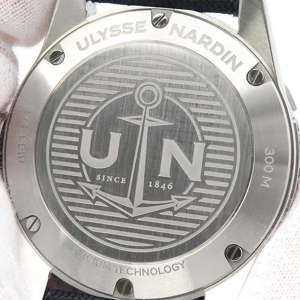 ULYSSE NARDIN Diver W42mm Stainless Steel Fabric Blue Dial8163-175/93