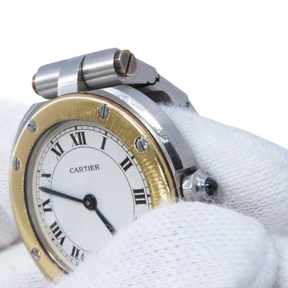 CARTIER Santos Vendôme SM W26.9mm Stainless Steel YG White Dial8191