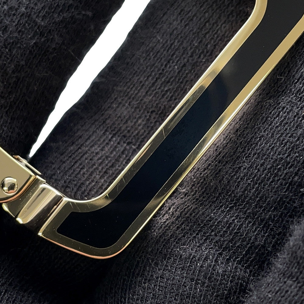 HERMES Gloves Holder "Ideal" Black Metal