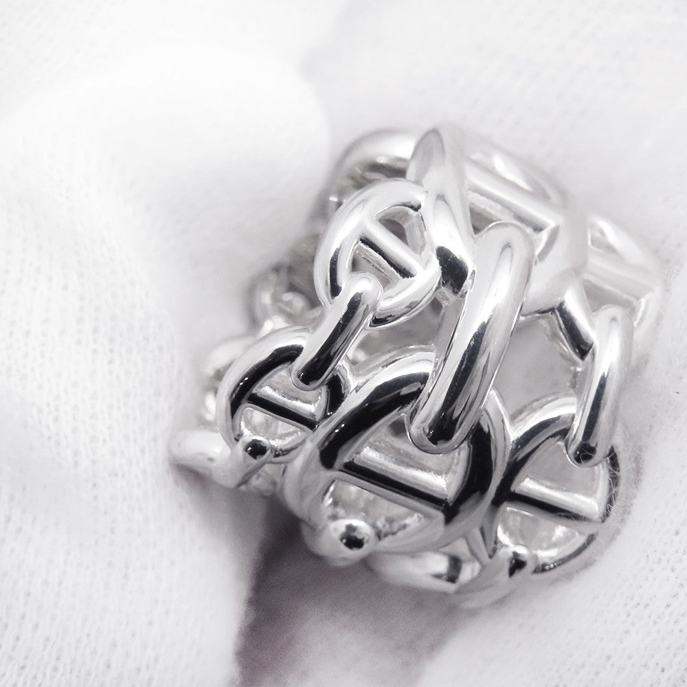 HERMES Chaine d'Ancre Anchene Ring Size GM/48/#8 SV925