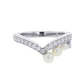 Chaumet Josephine Aigrette Ring Size 50/#10083290 18K White Gold