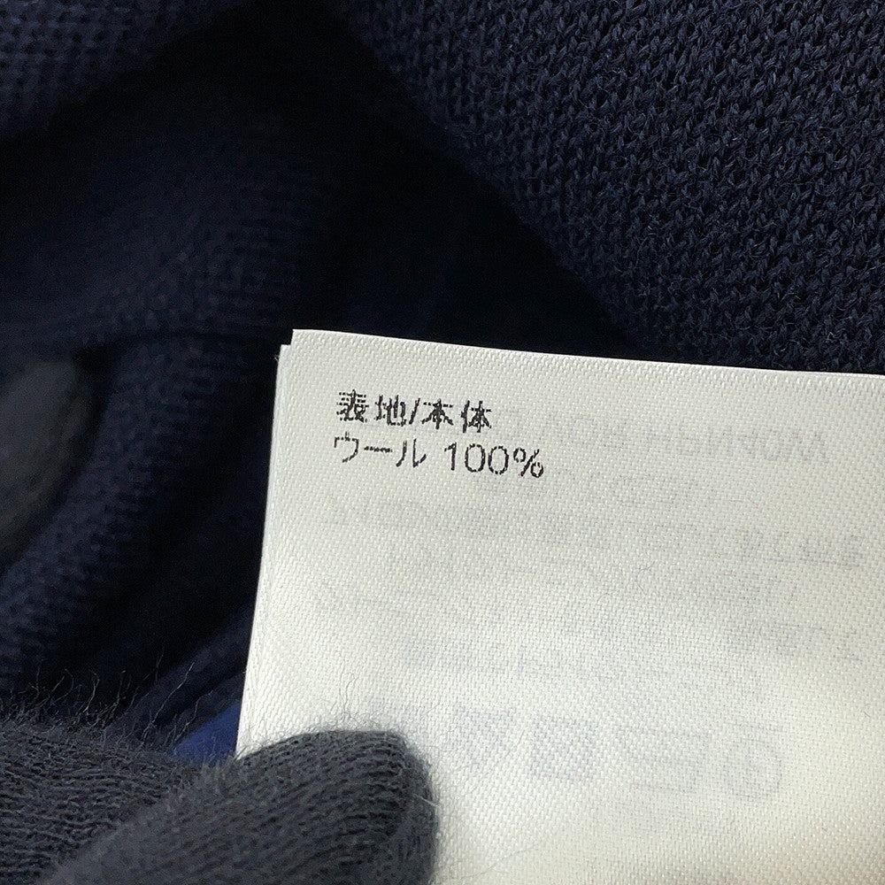 LOUIS VUITTON Monogram Jacket Size S Navy1ABJ5Y Wool100%