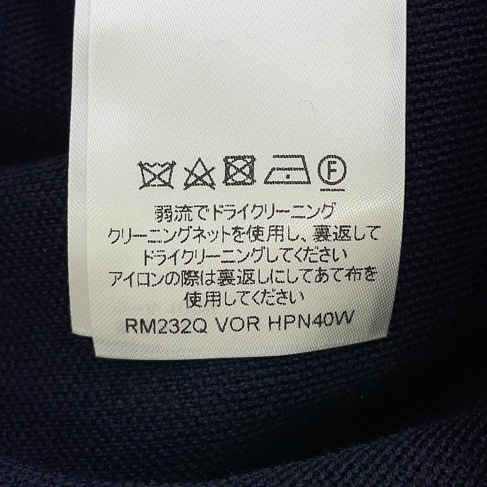 LOUIS VUITTON Monogram Jacket Size S Navy1ABJ5Y Wool100%