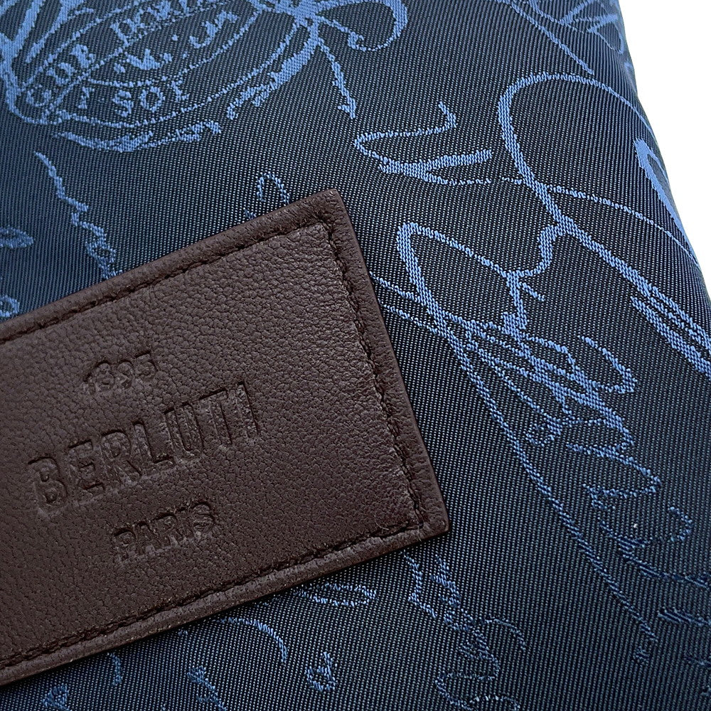 Berluti Scritto Best Warm-Up Jacket Size 46 Washed IndigoR24OGL19 Nylon100%