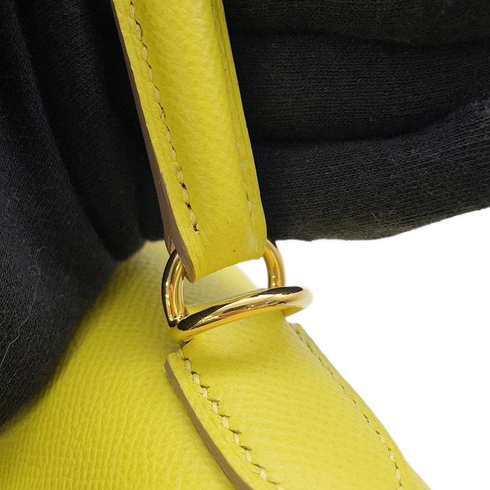 HERMES Kelly Sellier Lime Epsom Size 28