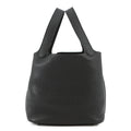 HERMES Picotin Lock Black Taurillon Clemence Size MM