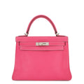 HERMES Candy Kelly Rose Tyrien/Ruby Epsom Size 28
