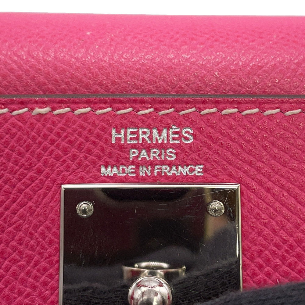 HERMES Candy Kelly Rose Tyrien/Ruby Epsom Size 28