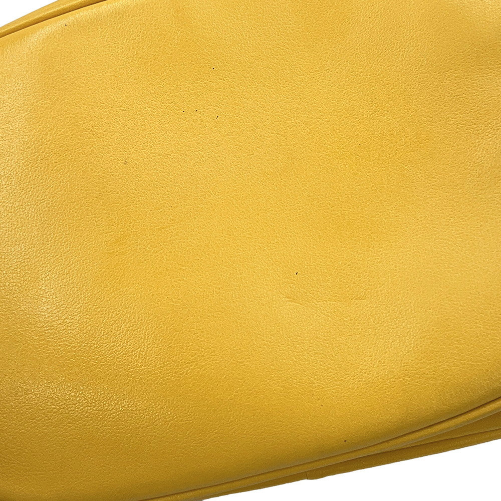 PRADA Duet 2way Bag Yellow1BH038 Calf Leather Saffiano LeatherLeather