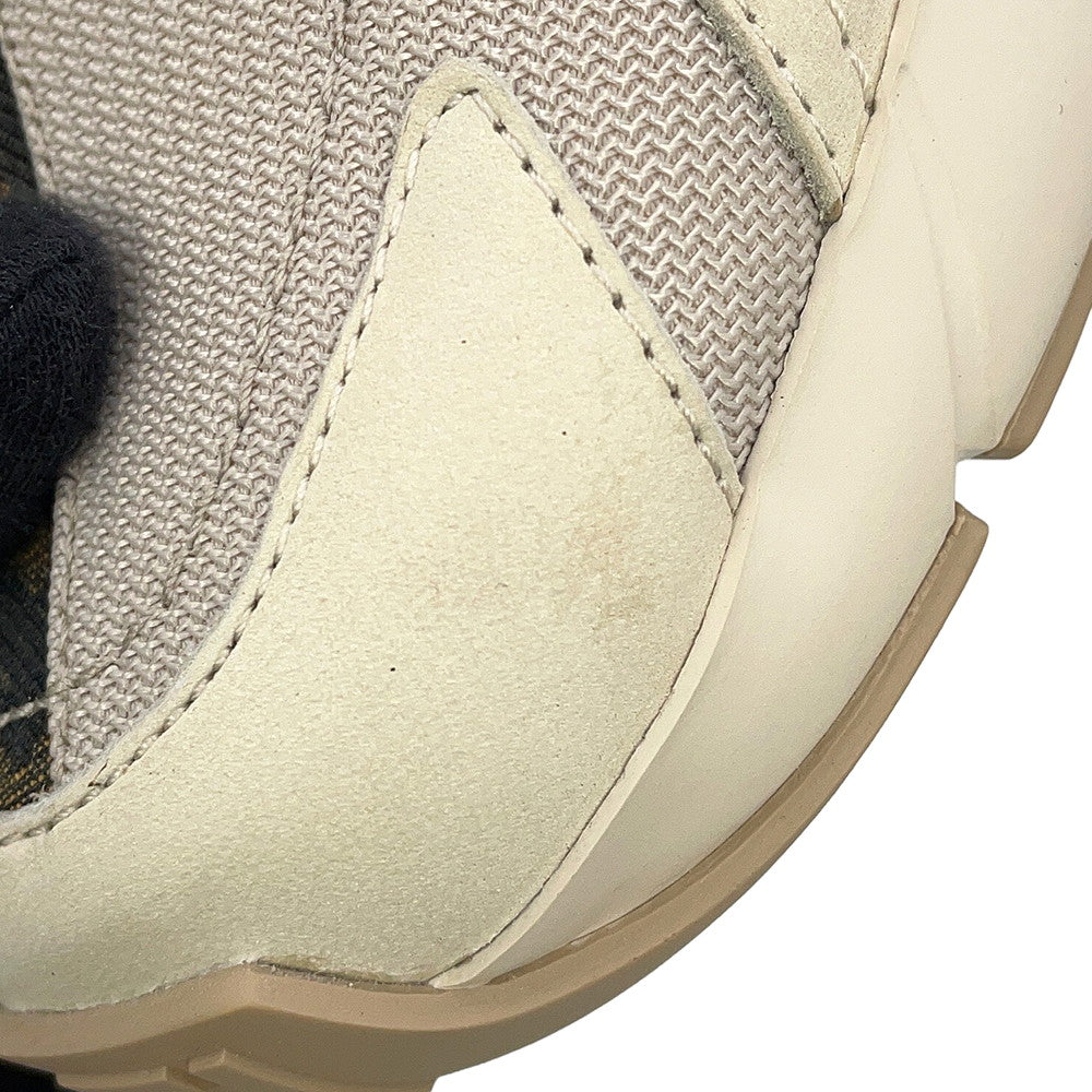 FENDI Faster Zucca Pattern Sneakers Gray7E1555 Fabric Size 6