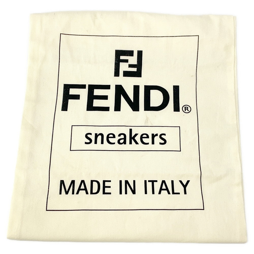 FENDI Faster Zucca Pattern Sneakers Gray7E1555 Fabric Size 6