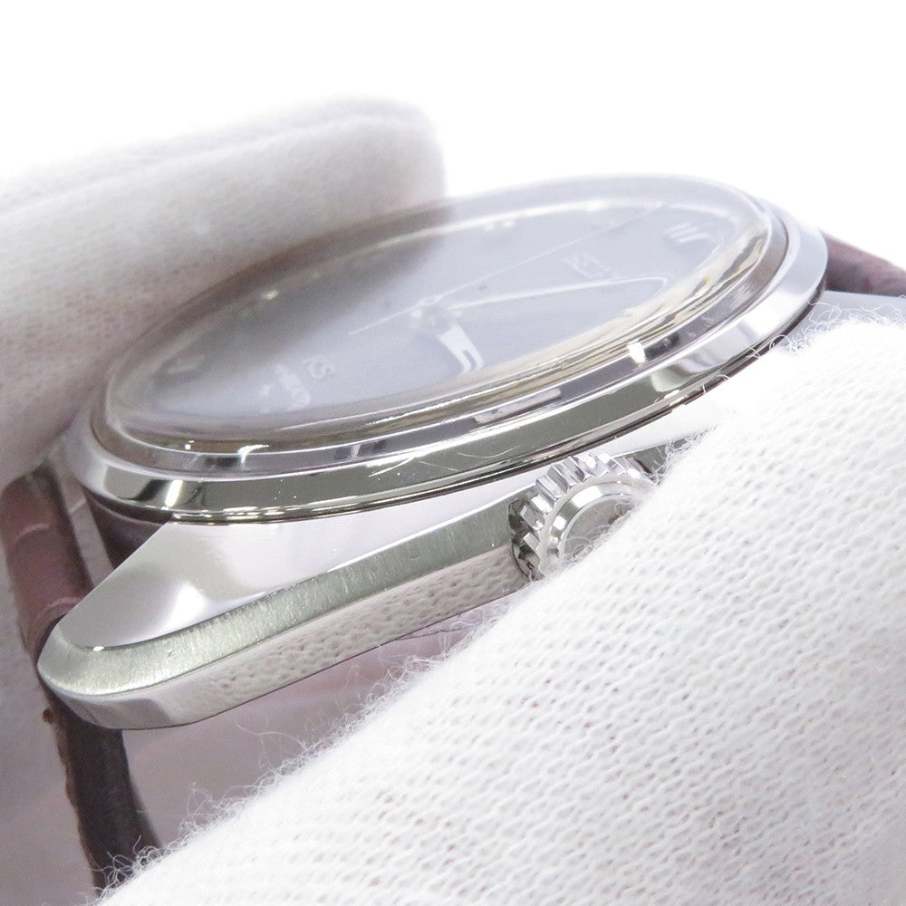 SEIKO King Seiko Hi-Beat W37mm Stainless Steel Leather Gray Dial4502-8000